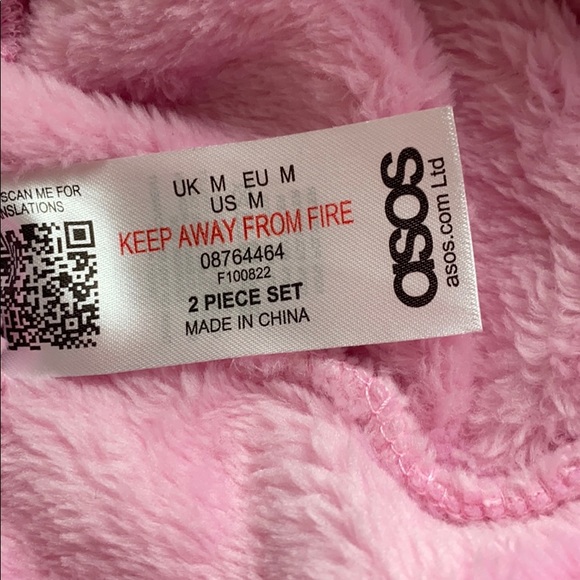 ASOS two piece fleece pant and jacket set size M - Picture 11 of 13